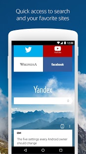 Download Yandex Browser with Protect